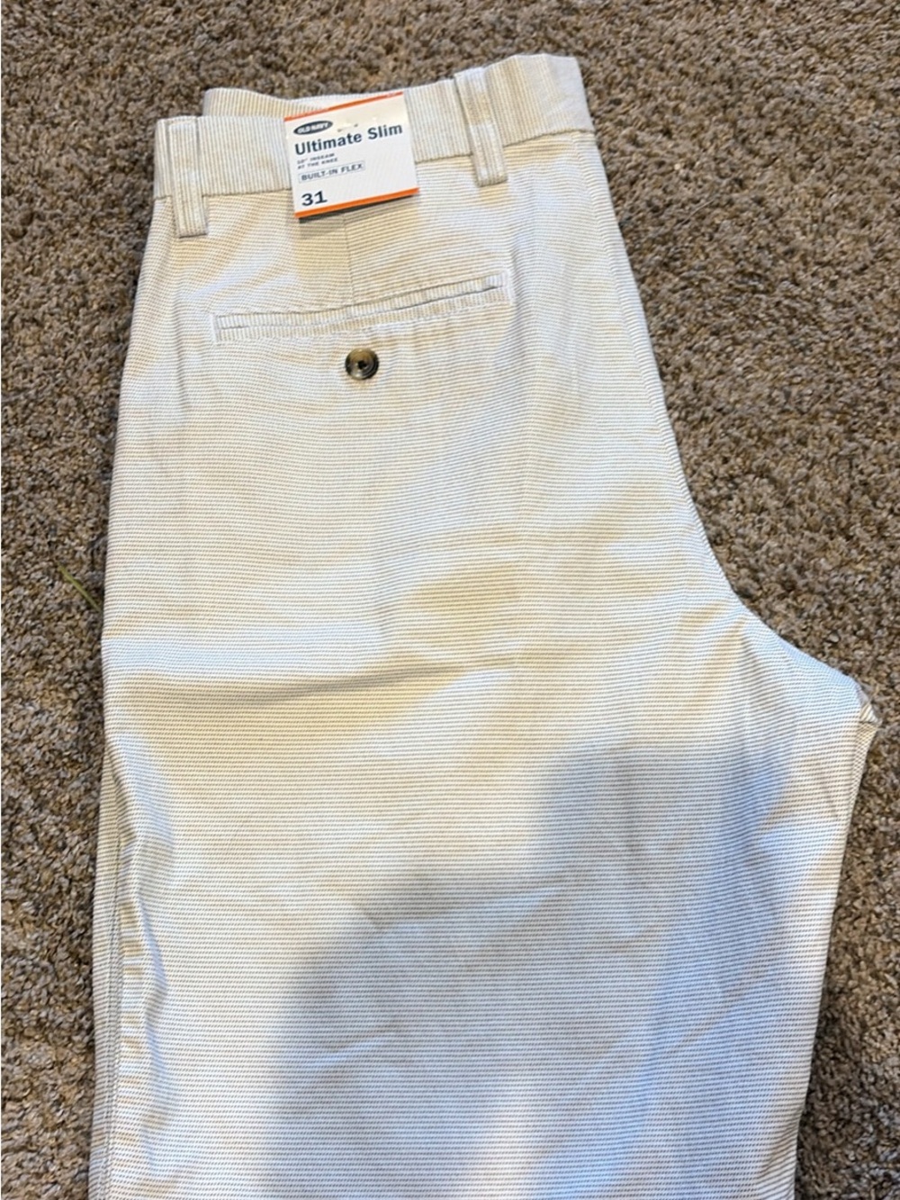 Old Navy Slim Chinos in Light Cream